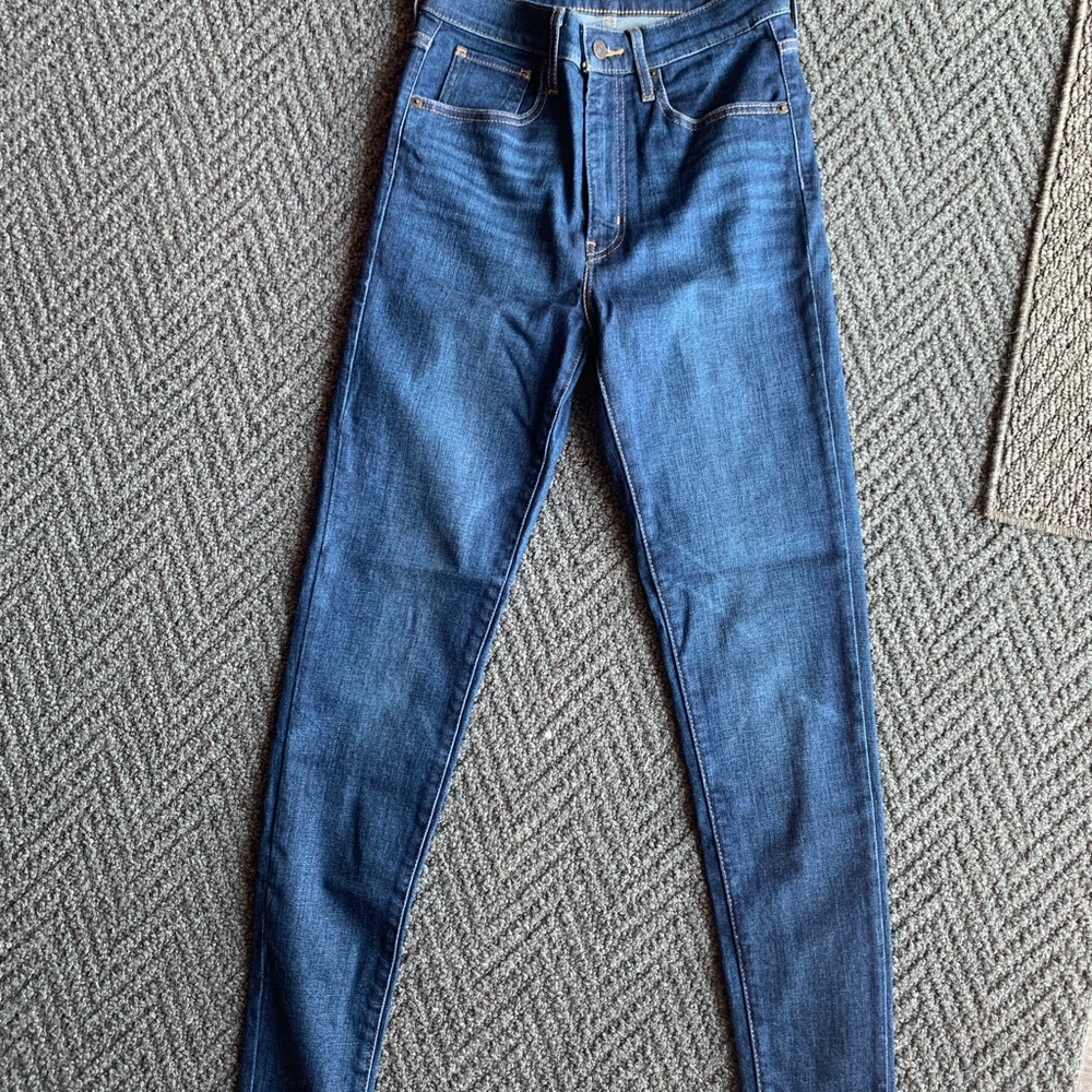 Levi’s premium mile high skinny 27